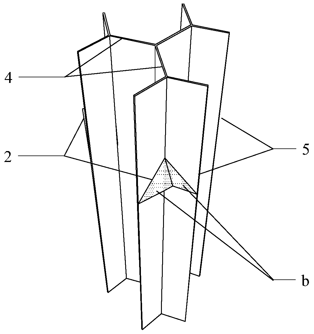 Snowflake type steel sheet pile and its processing method