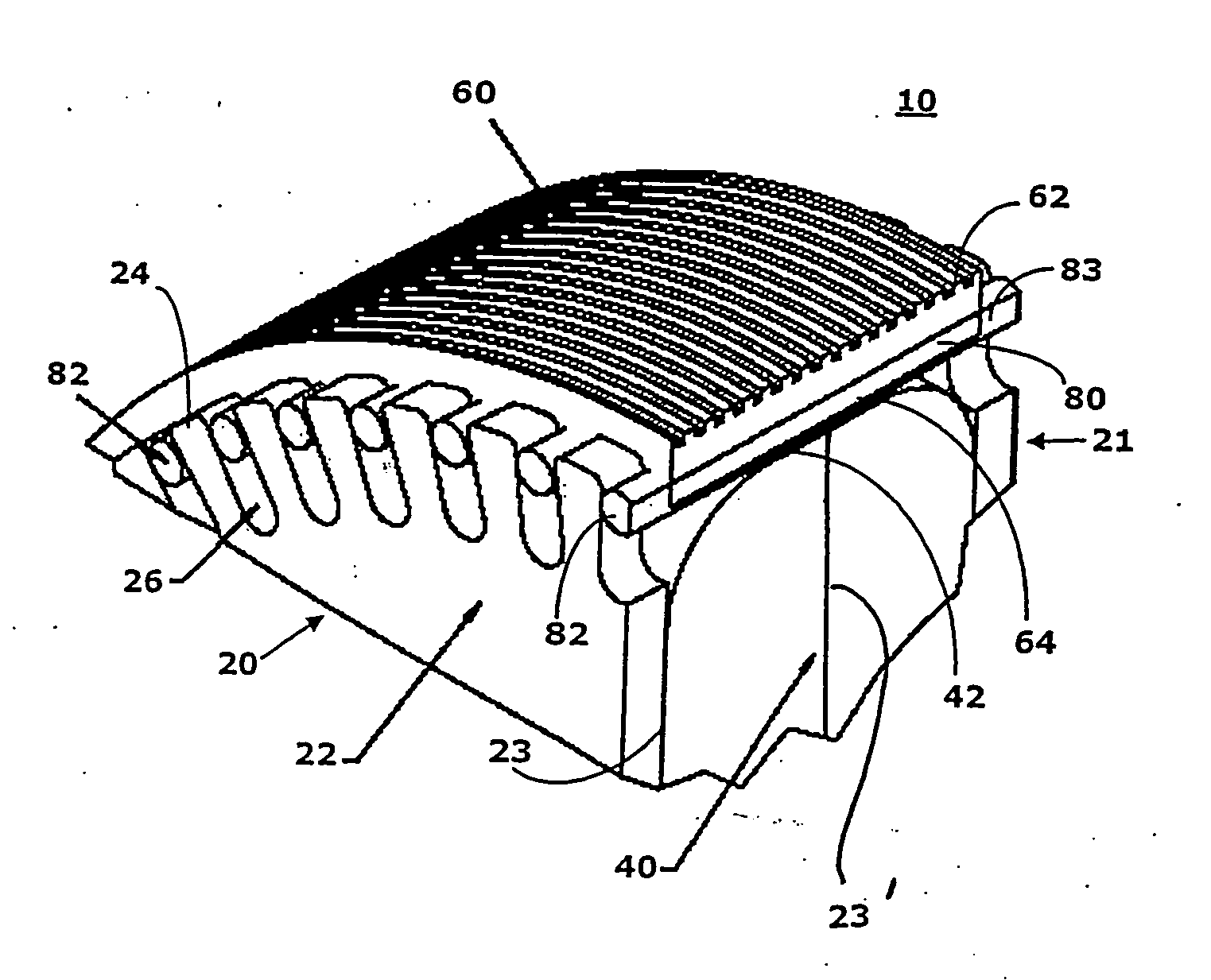 Wheel for driving a flexible handrail