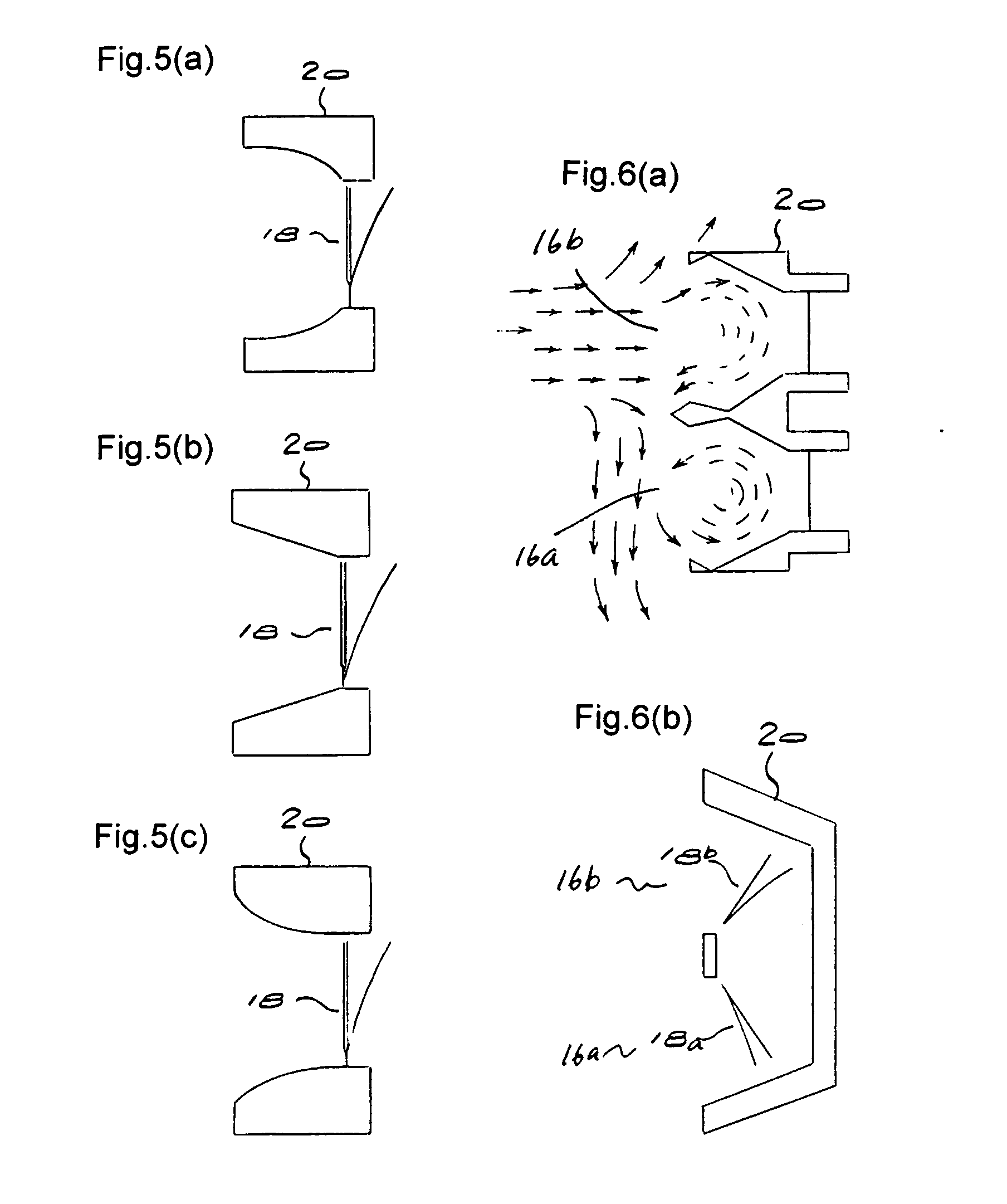 Device for receiving fluid current, which fluid current is used to control an electronic or computer system