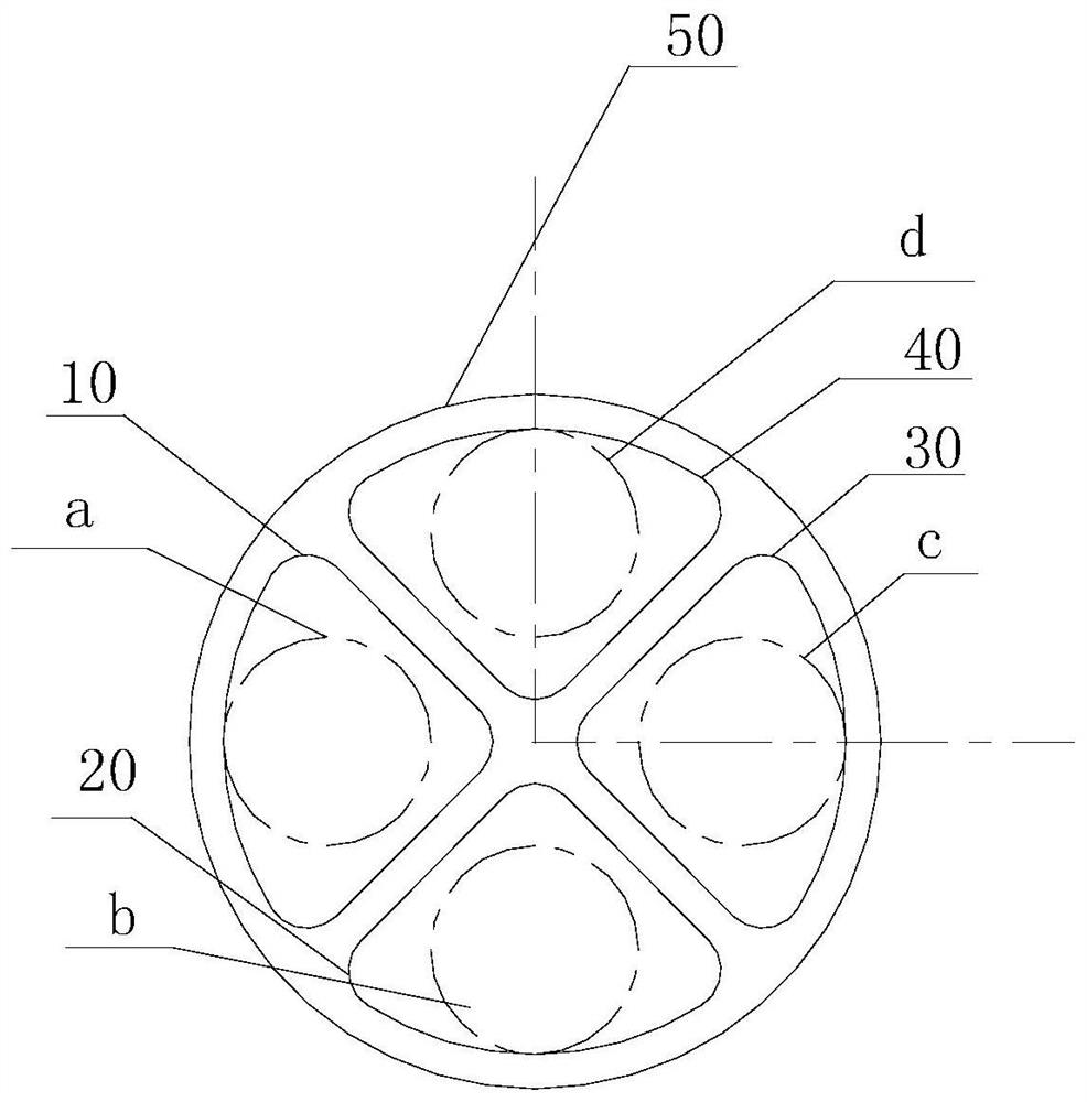 A low flow resistance prerotation phase muffler and its design method