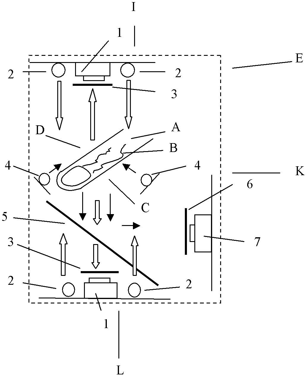 Imaging device based on finger biometric information and multimoding identity recognition method