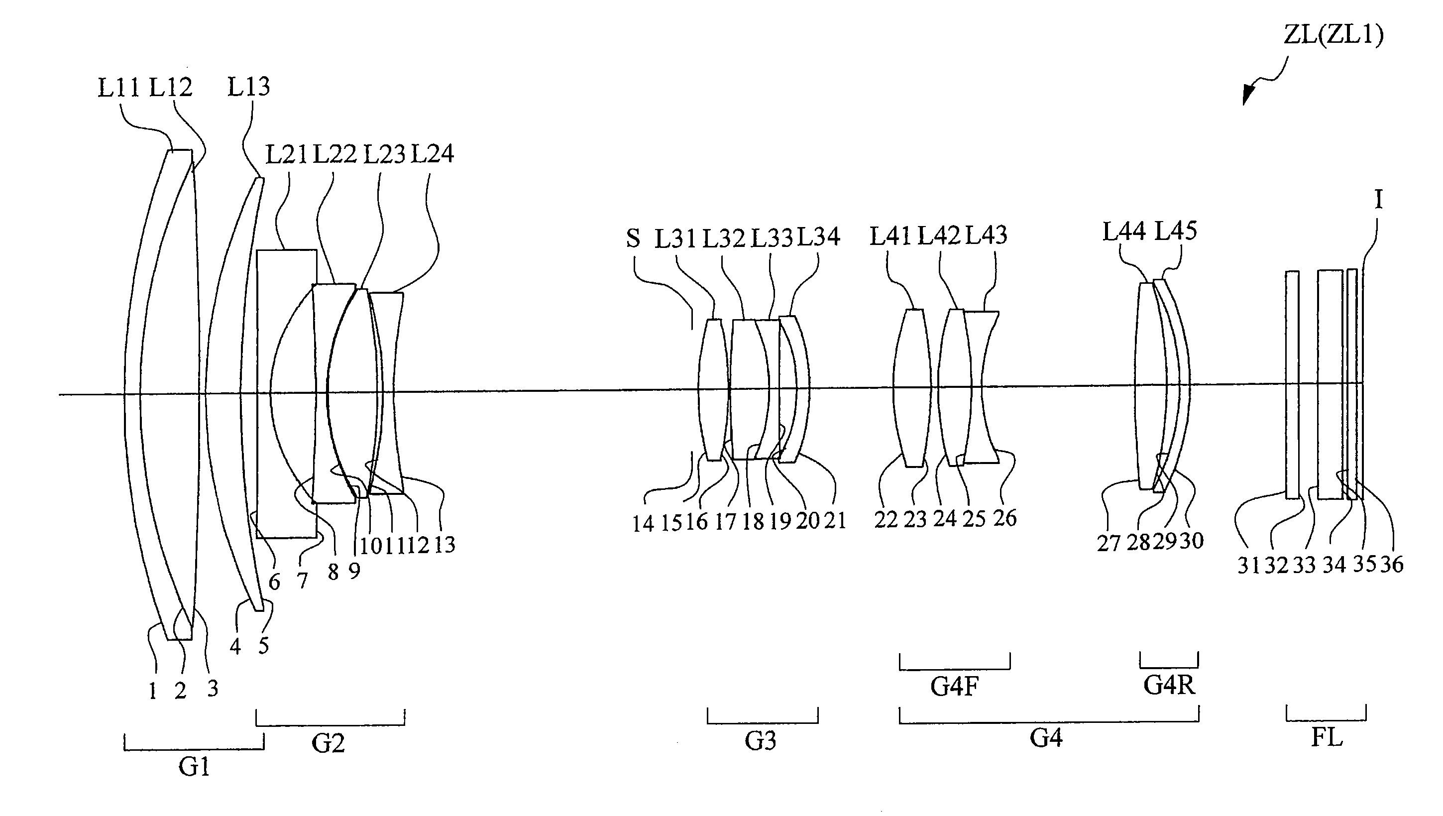 Zoom lens, optical apparatus equipped with the zoom lens and method for forming an image of an object and varying a focal length