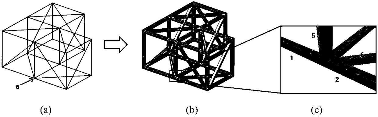 Intelligent generation method for three-dimensional model of truss structure