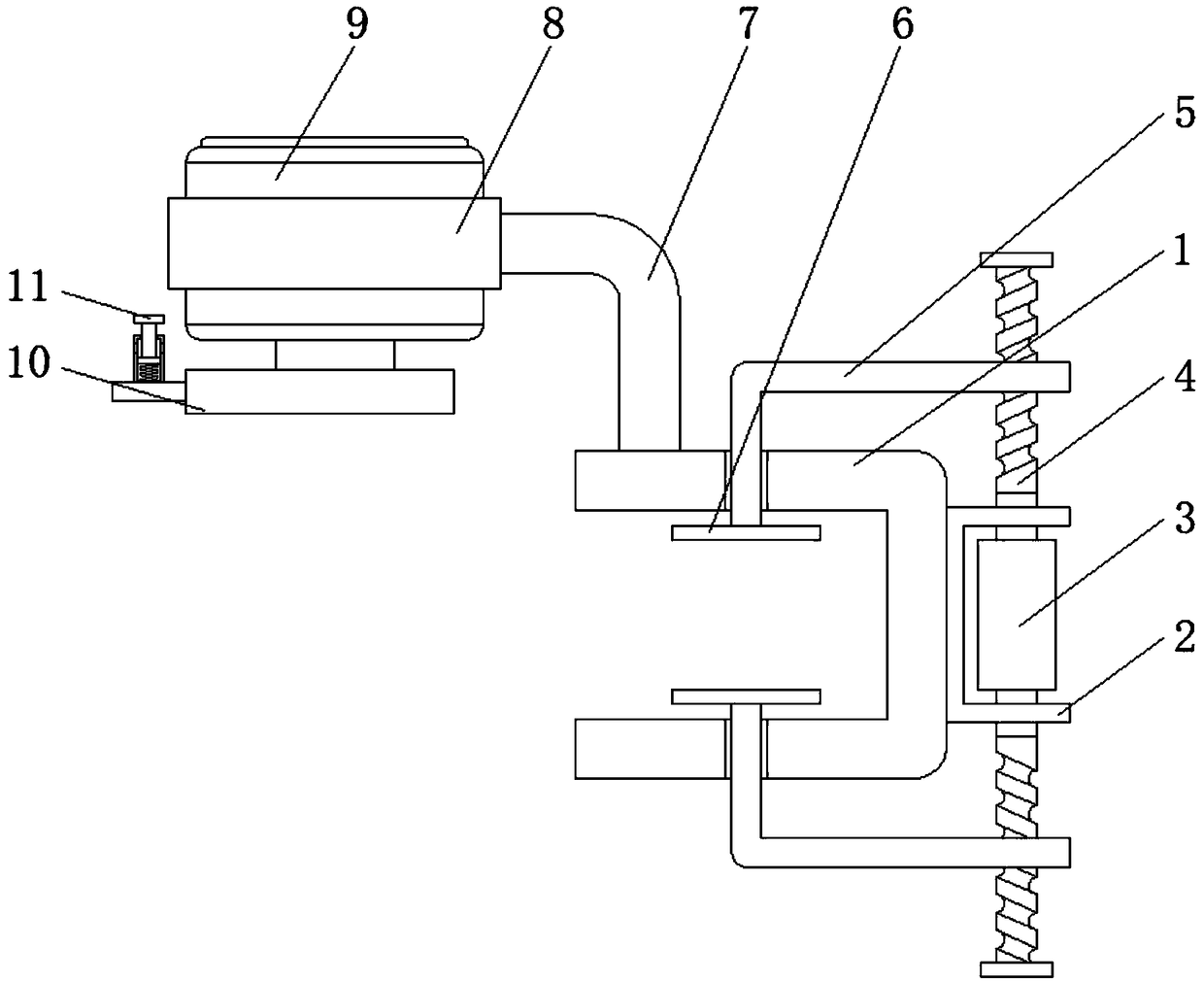 Intelligent monitoring device for distributed building roof photovoltaic power generation