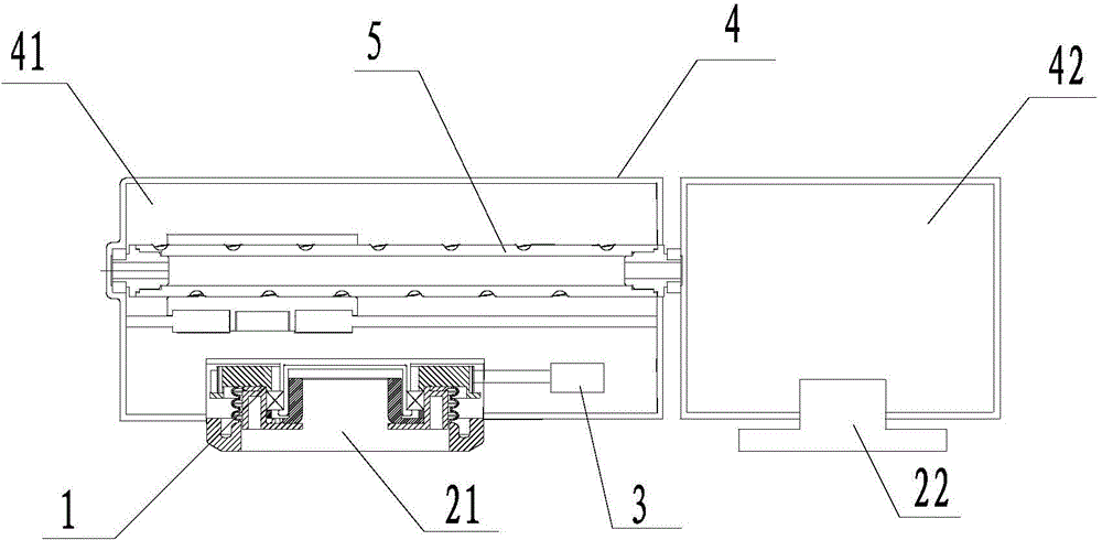 Absorptive robot and steering control method for same