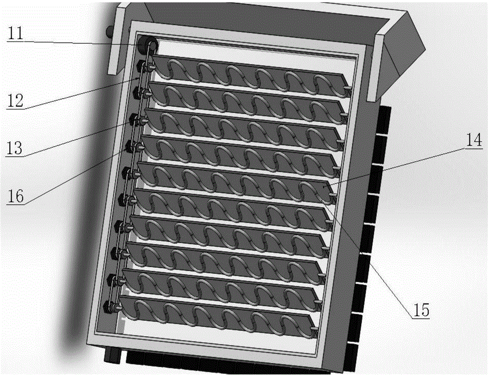 Multifunctional shutter-type solar heat collecting system