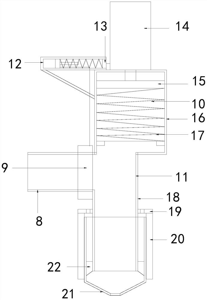 A medium quantitative filling machine