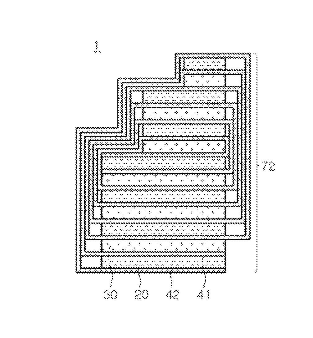 Electrode assembly having step, battery cell, battery pack and device including the same