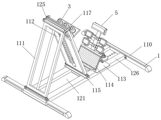 Lower limb strength training device with protection function for rehabilitation department