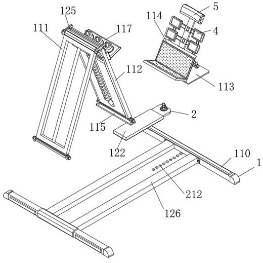 Lower limb strength training device with protection function for rehabilitation department