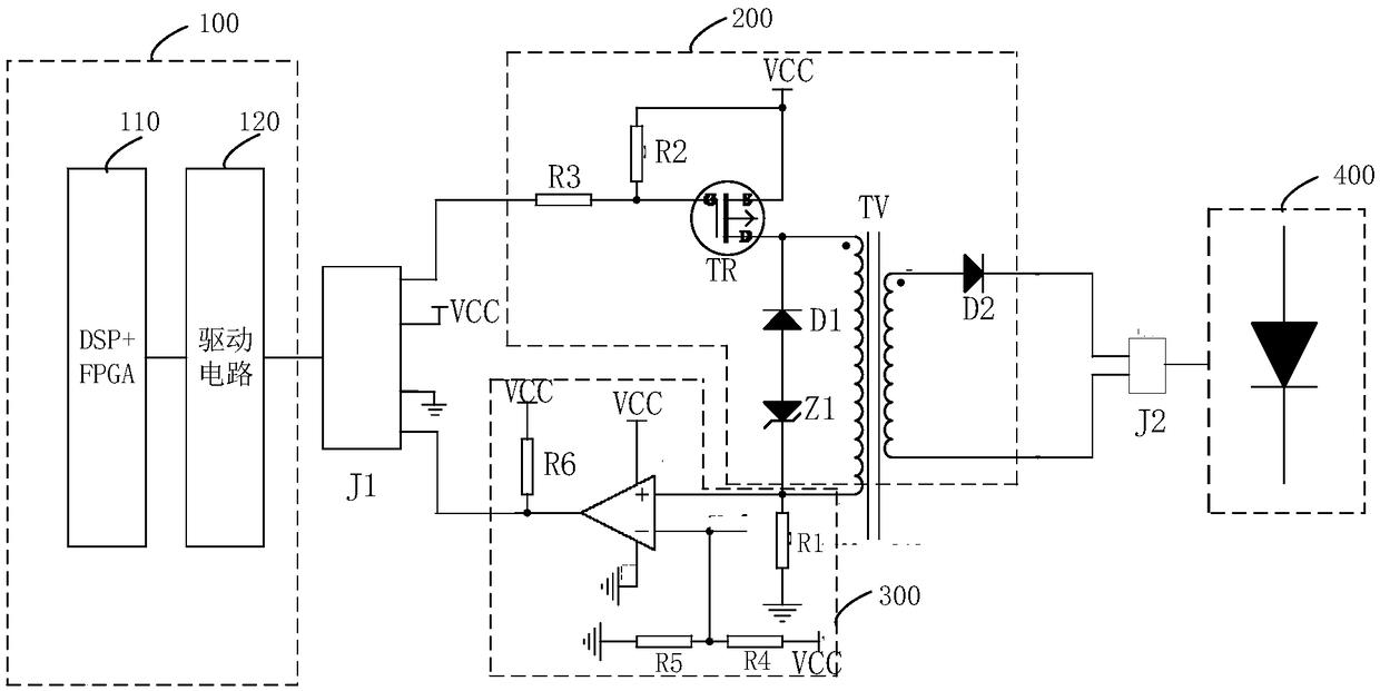 Thyristor triggering pulse signal detecting circuit