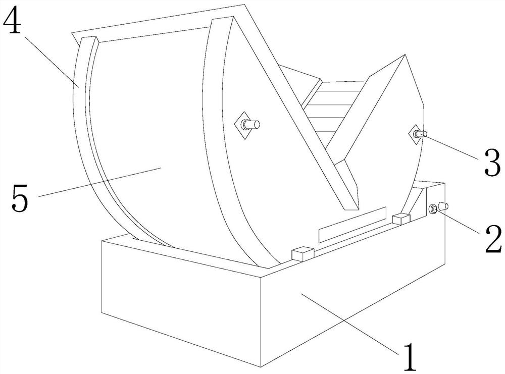A tunnel construction plate turning device that uses static electricity to clean up dust particles