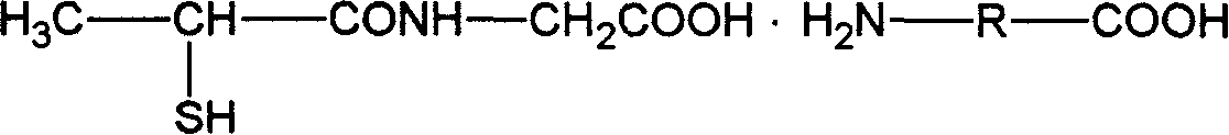 Tiopronin amino salt, and its preparing method