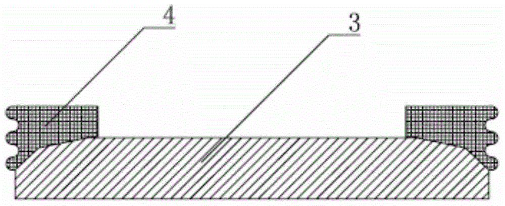 Mold and method for preparing thyristor chip mesa insulation protective layer using it