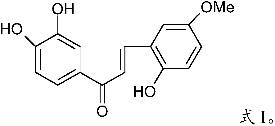 2,3',4'-trihydroxy-5-methoxychalcone and extraction method and application thereof