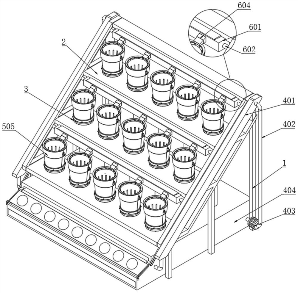 High-survival cultivation method for flower planting