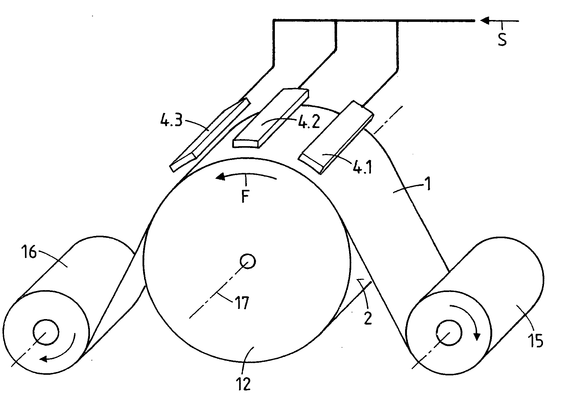 Method and device for coating a polymer film with an oxide layer