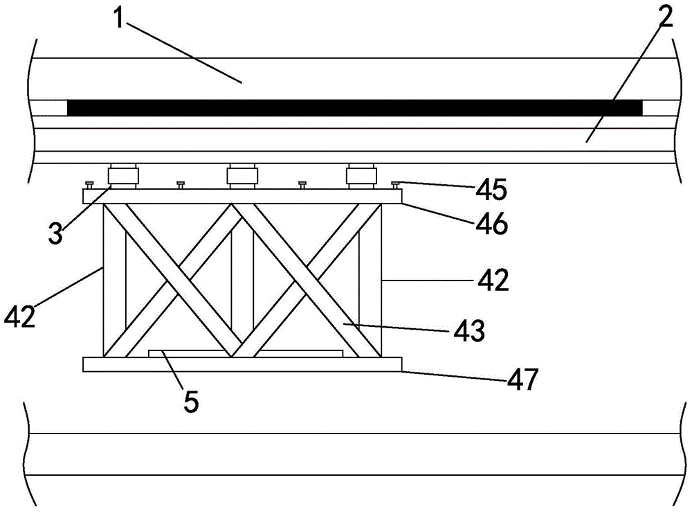 Rack for tunnel excavation and adit construction method applying rack