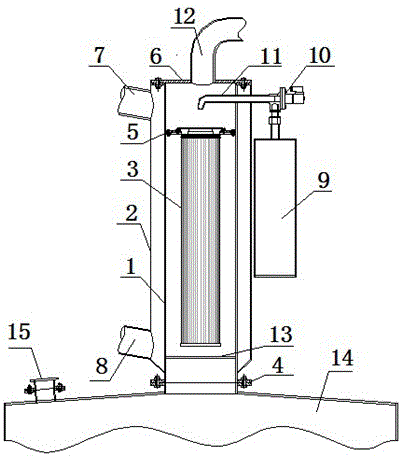 Heating type stock bin breathing device