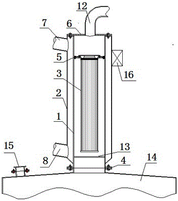 Heating type stock bin breathing device