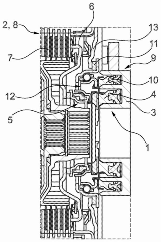 Slave cylinder with height adjustable piston and clutch with slave cylinder