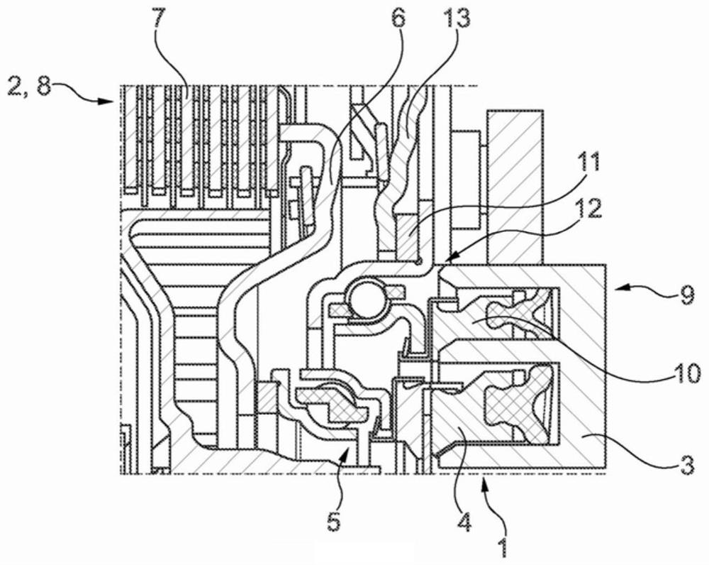 Slave cylinder with height adjustable piston and clutch with slave cylinder