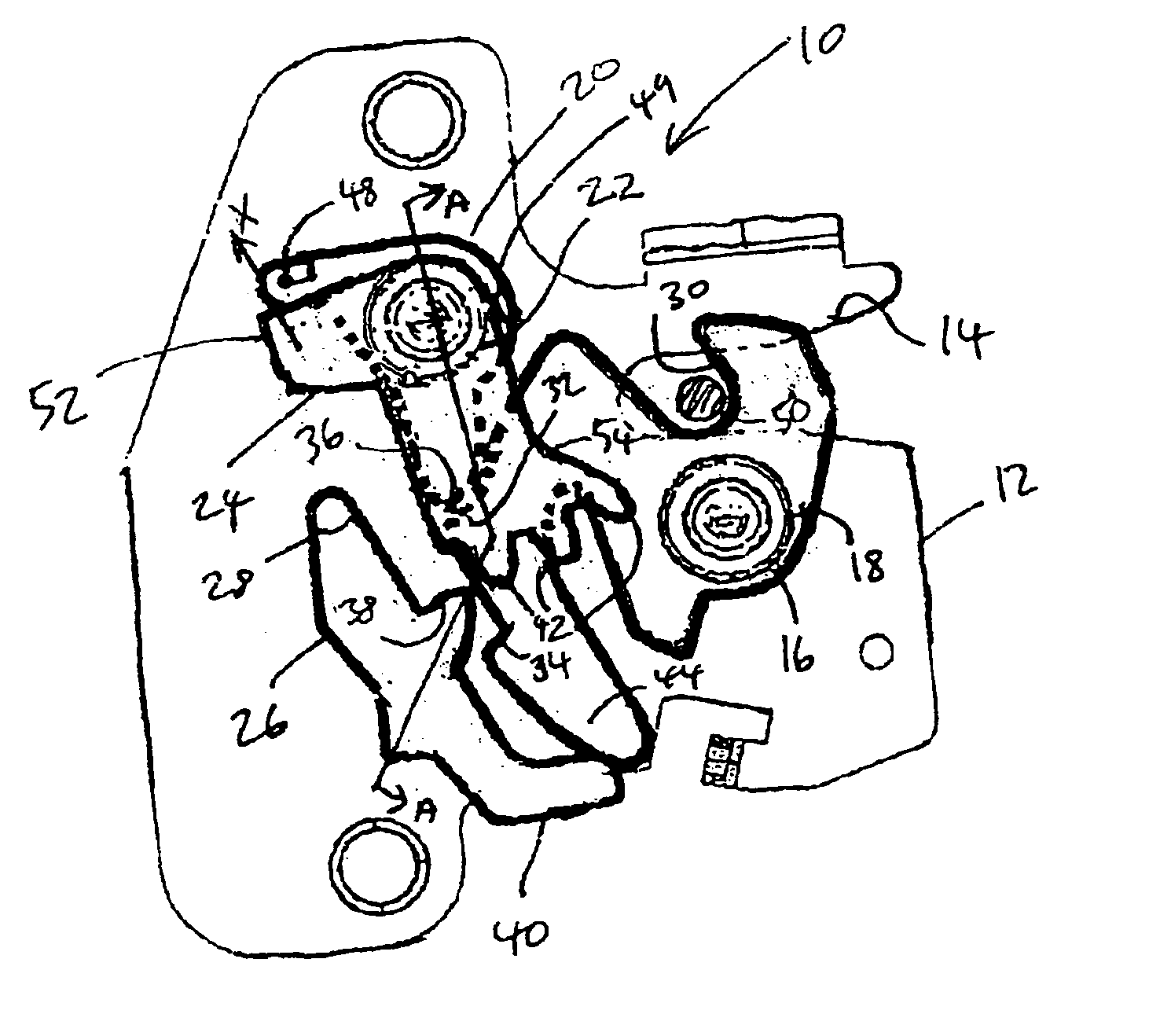Latch mechanism for a vehicle