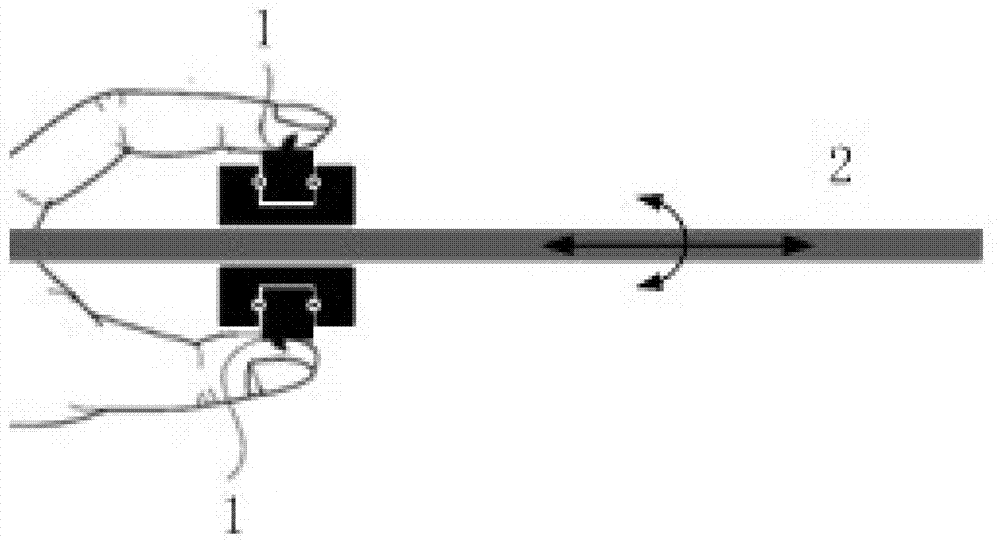 Device for measuring conduit interventional force and torque in cardiovascular interventional operation in real time