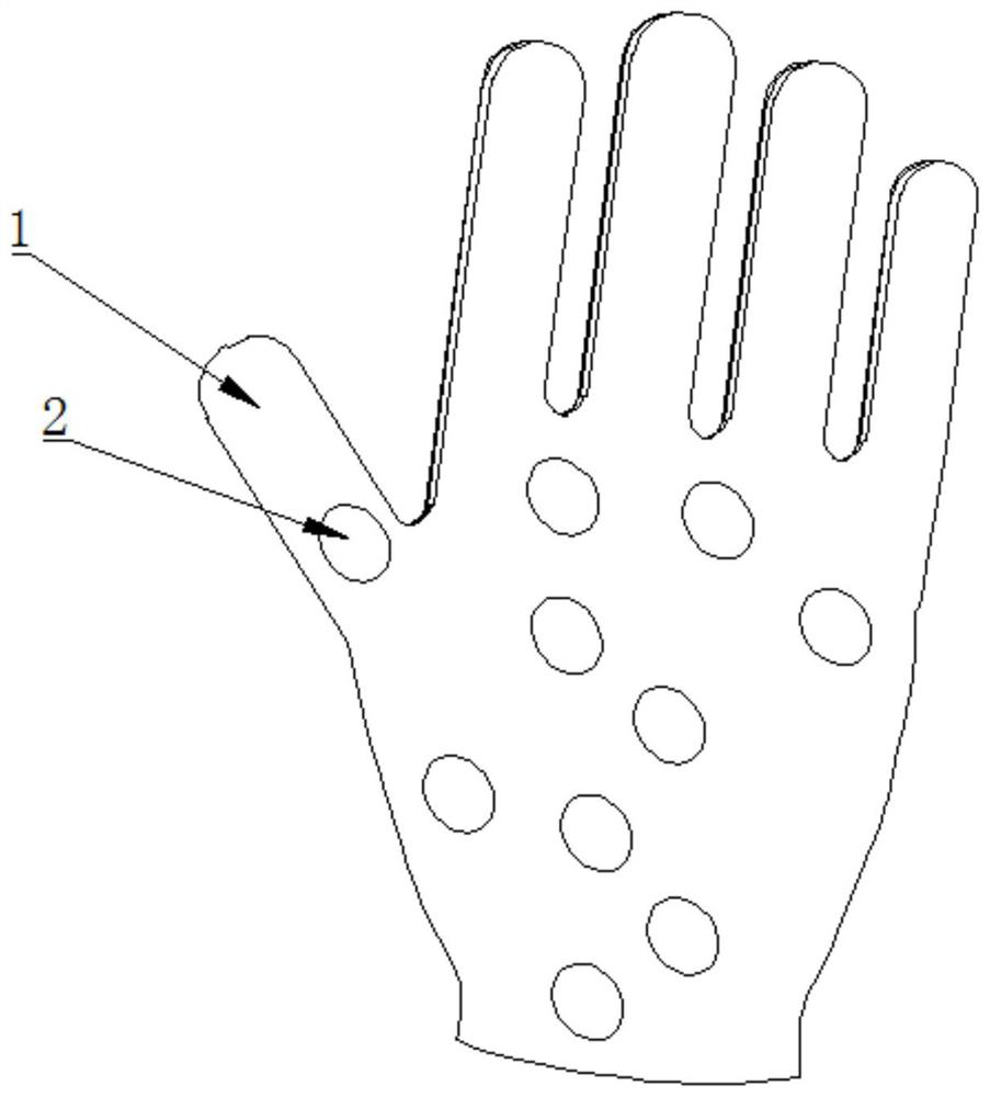 Personalized skin penetrating supporting point positioning device based on 3D printing and manufacturing method thereof