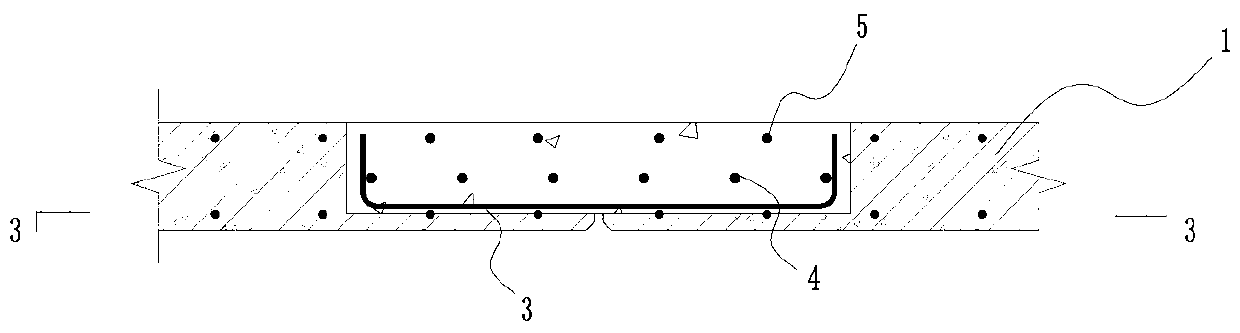 Local laminated slab connection joint and construction method thereof