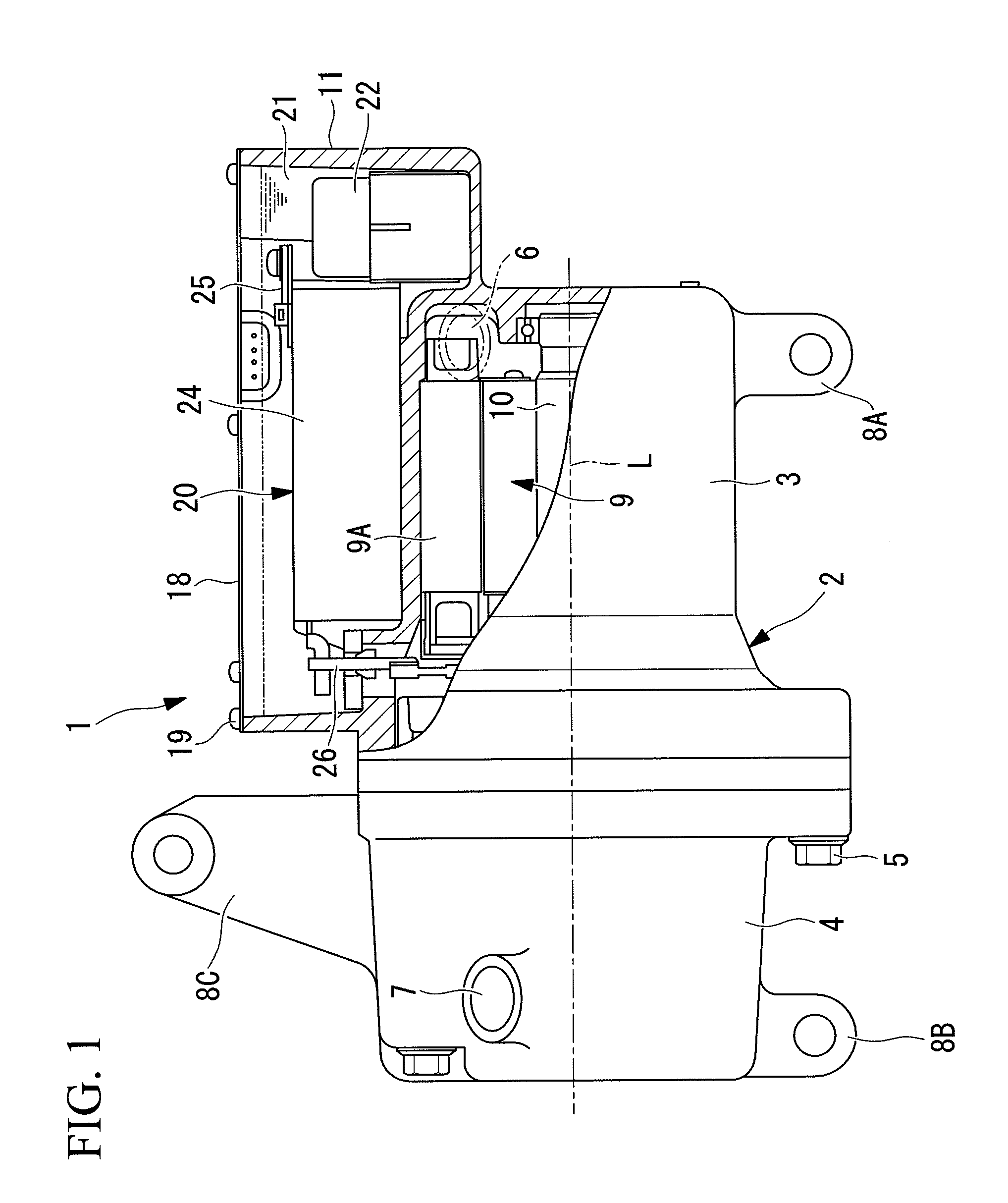 Inverter-integrated electric compressor