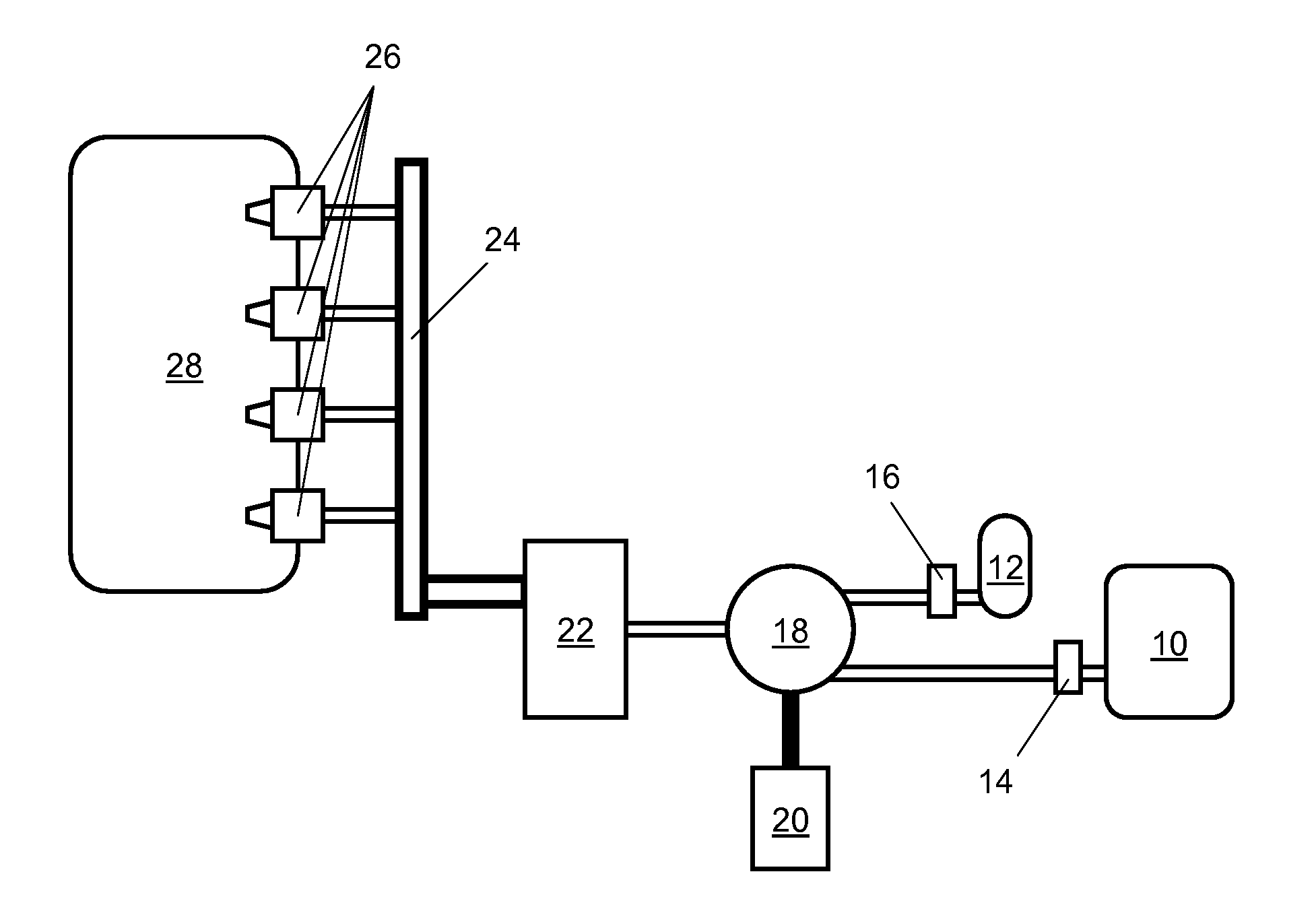 Single nozzle direct injection system for rapidly variable gasoline/Anti-knock agent mixtures