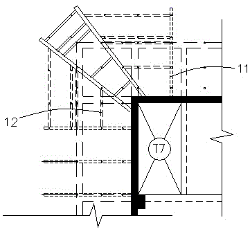 Construction method of cantilever construction platform with ultrahigh cast-in-place flaring structure in cylindrical building