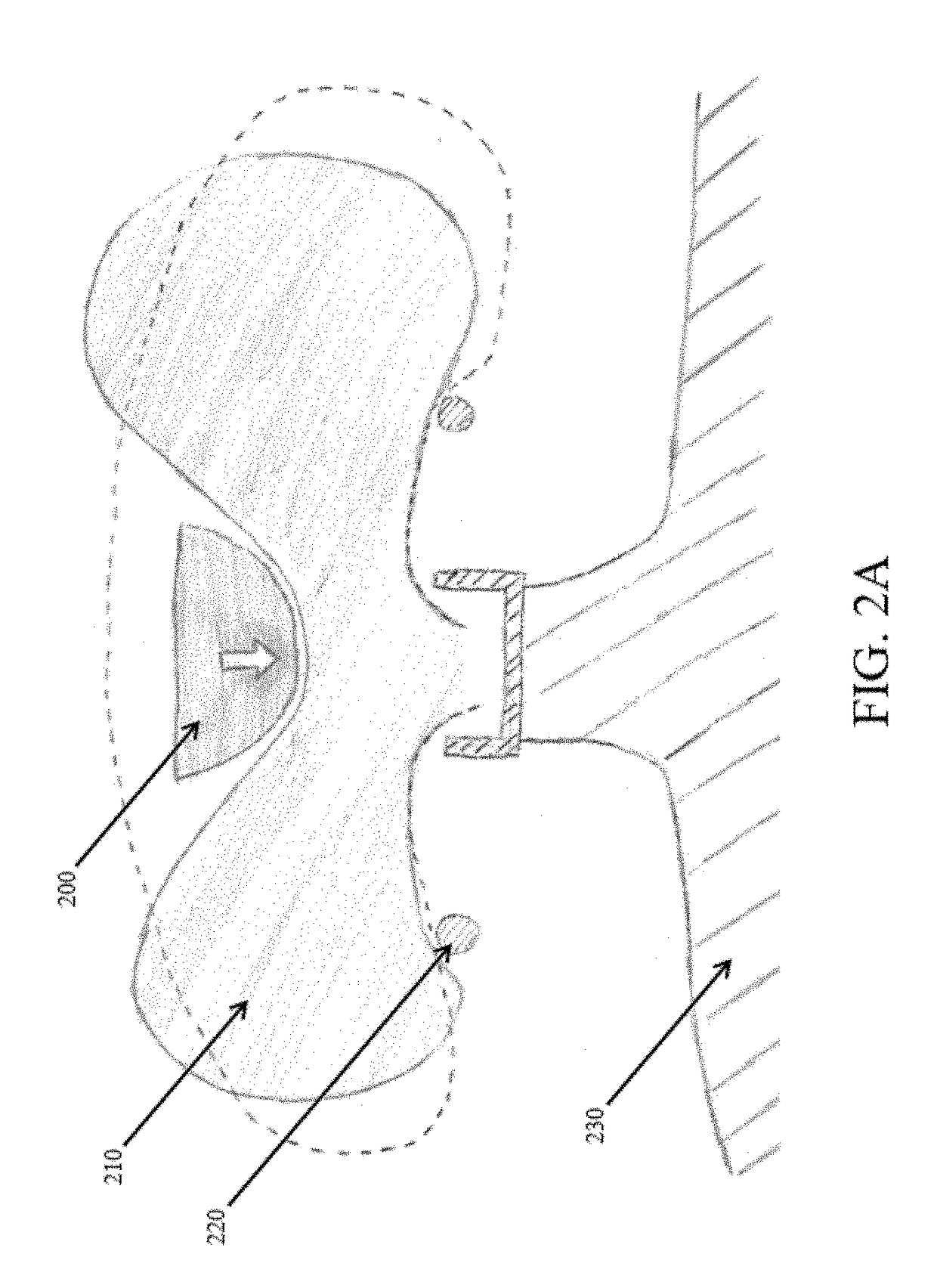 Support surface for primary airbag in vehicle