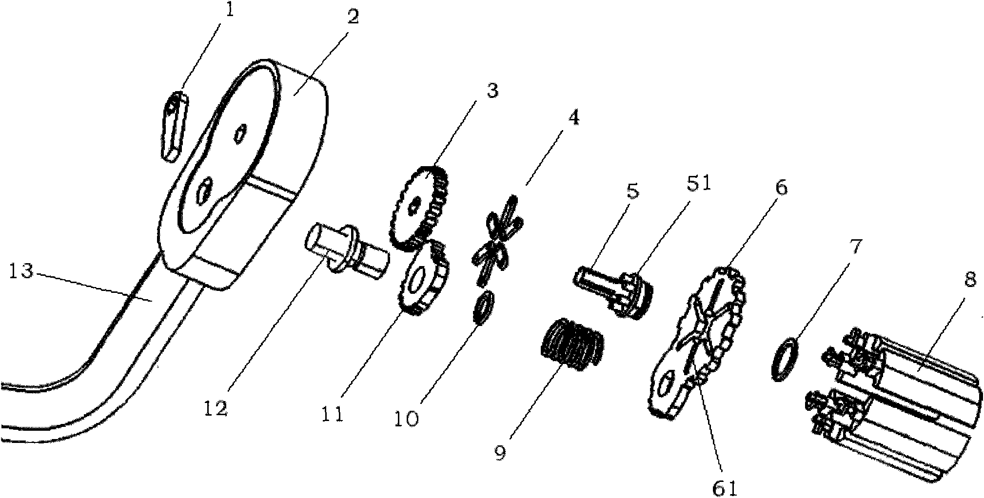 Regulable wheel wrench