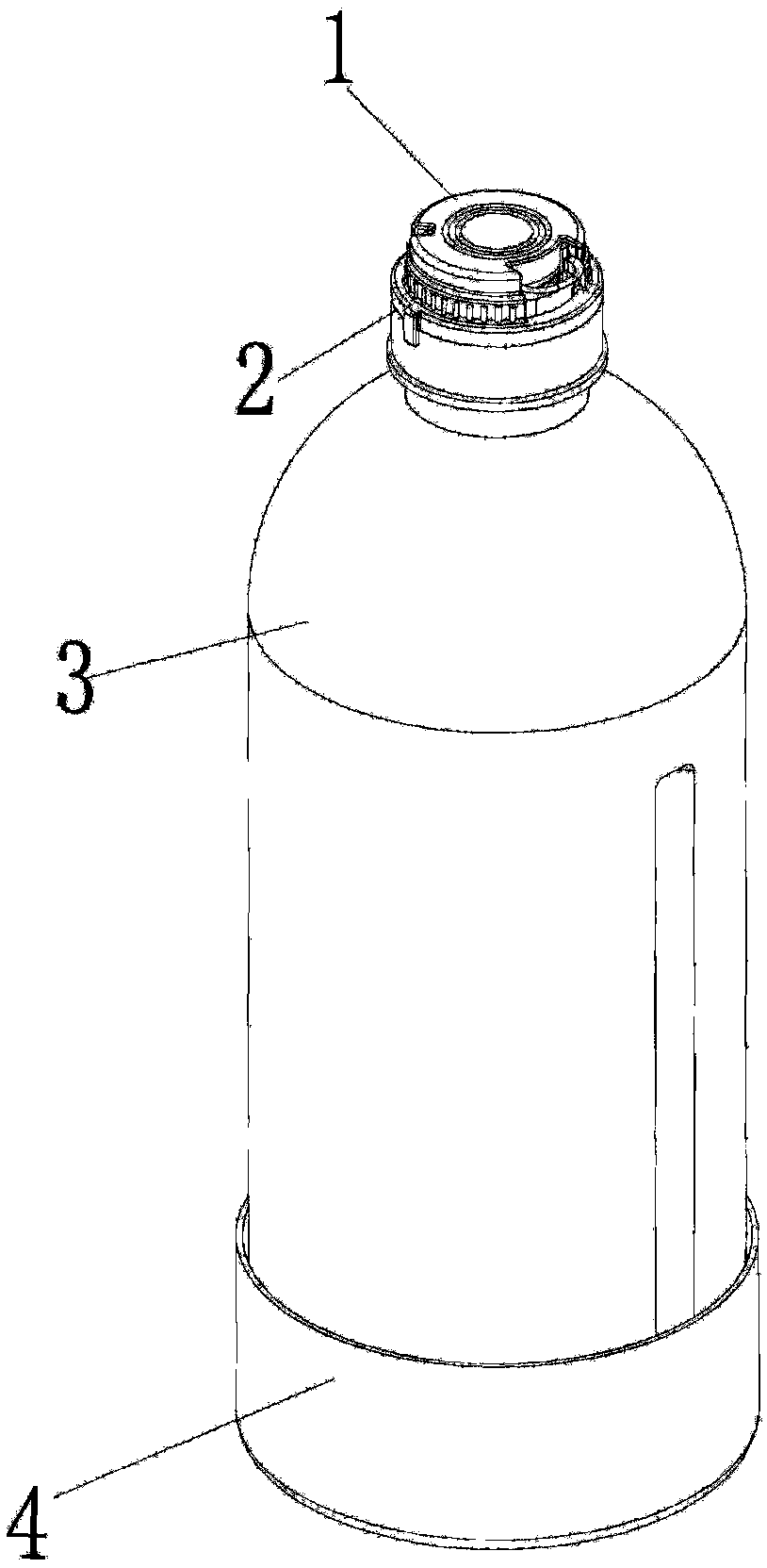 A single-chamber quantitative container