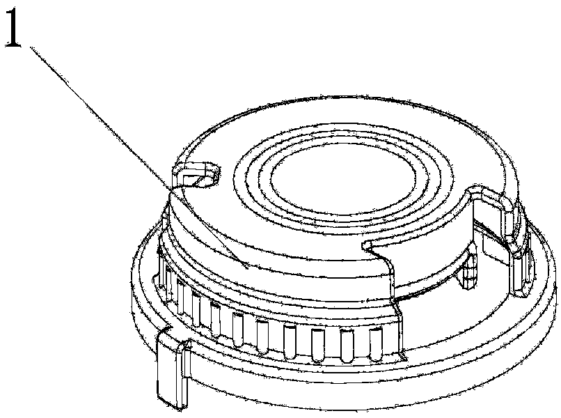 A single-chamber quantitative container