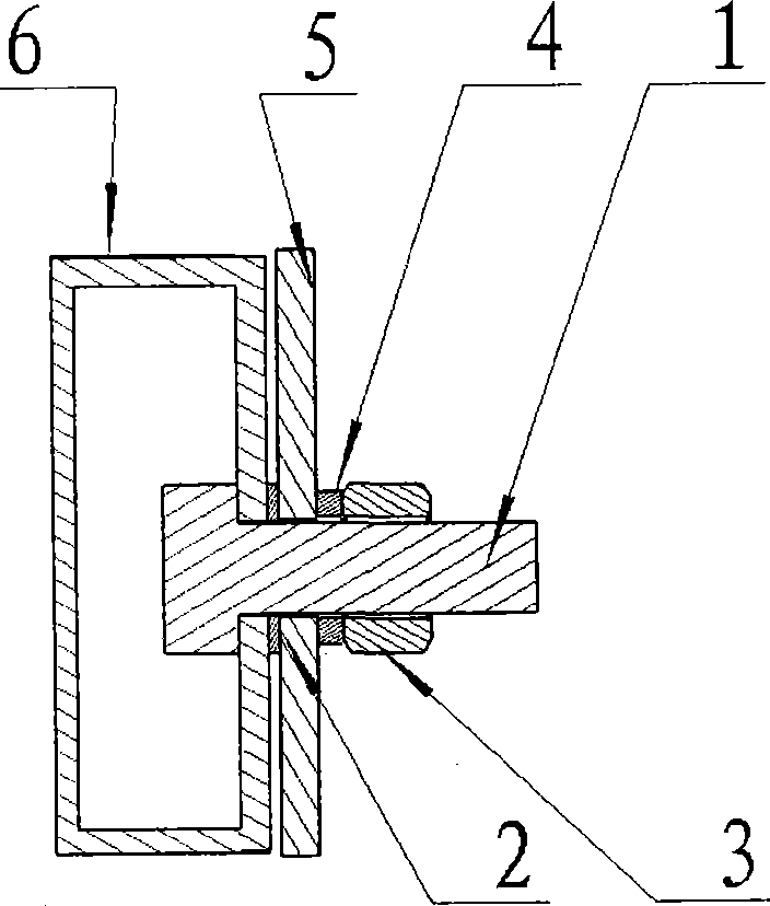 Single side mounting bolt connecting component, bolt gasket and mounting method thereof
