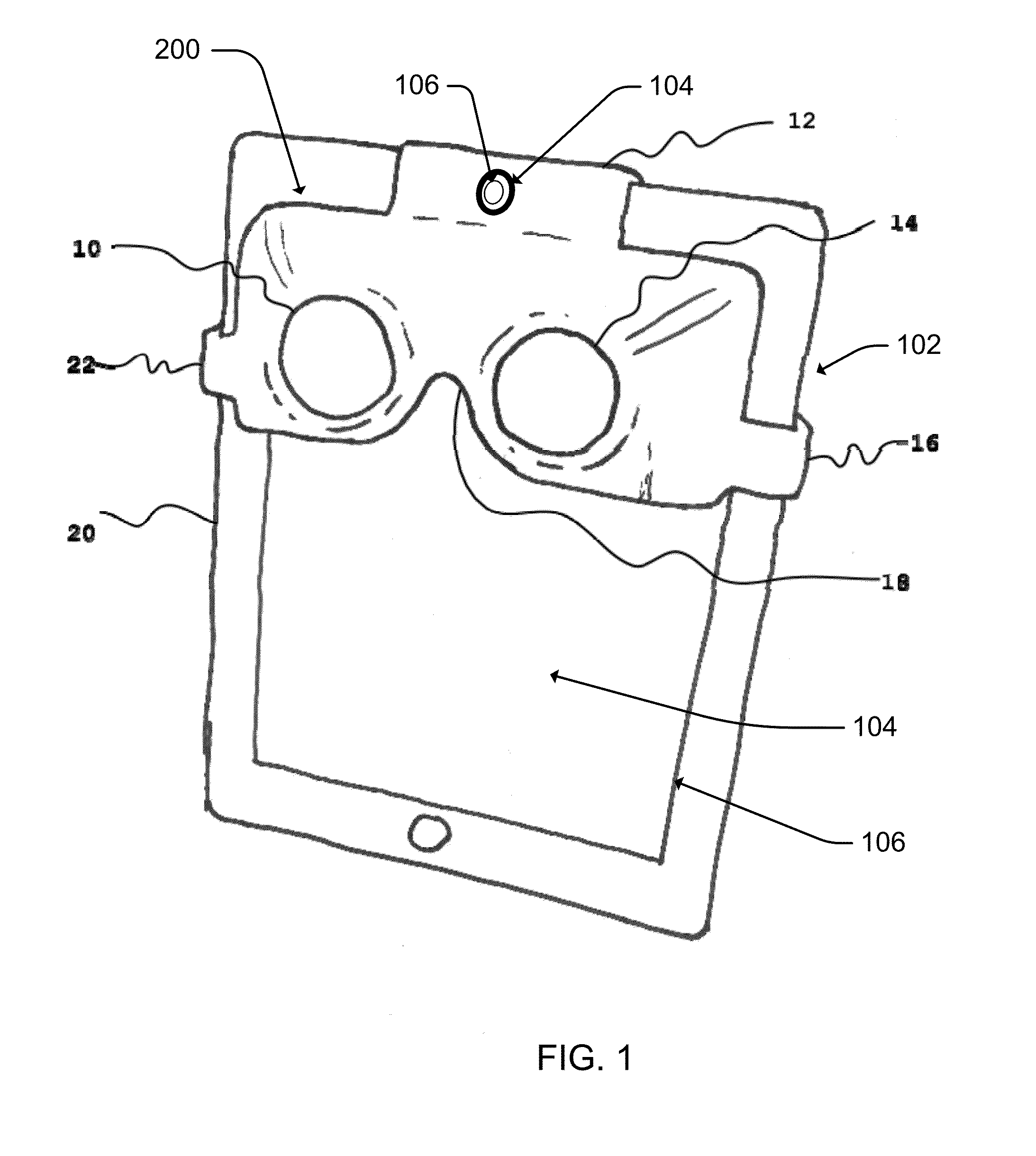 Hybrid stereoscopic viewing device