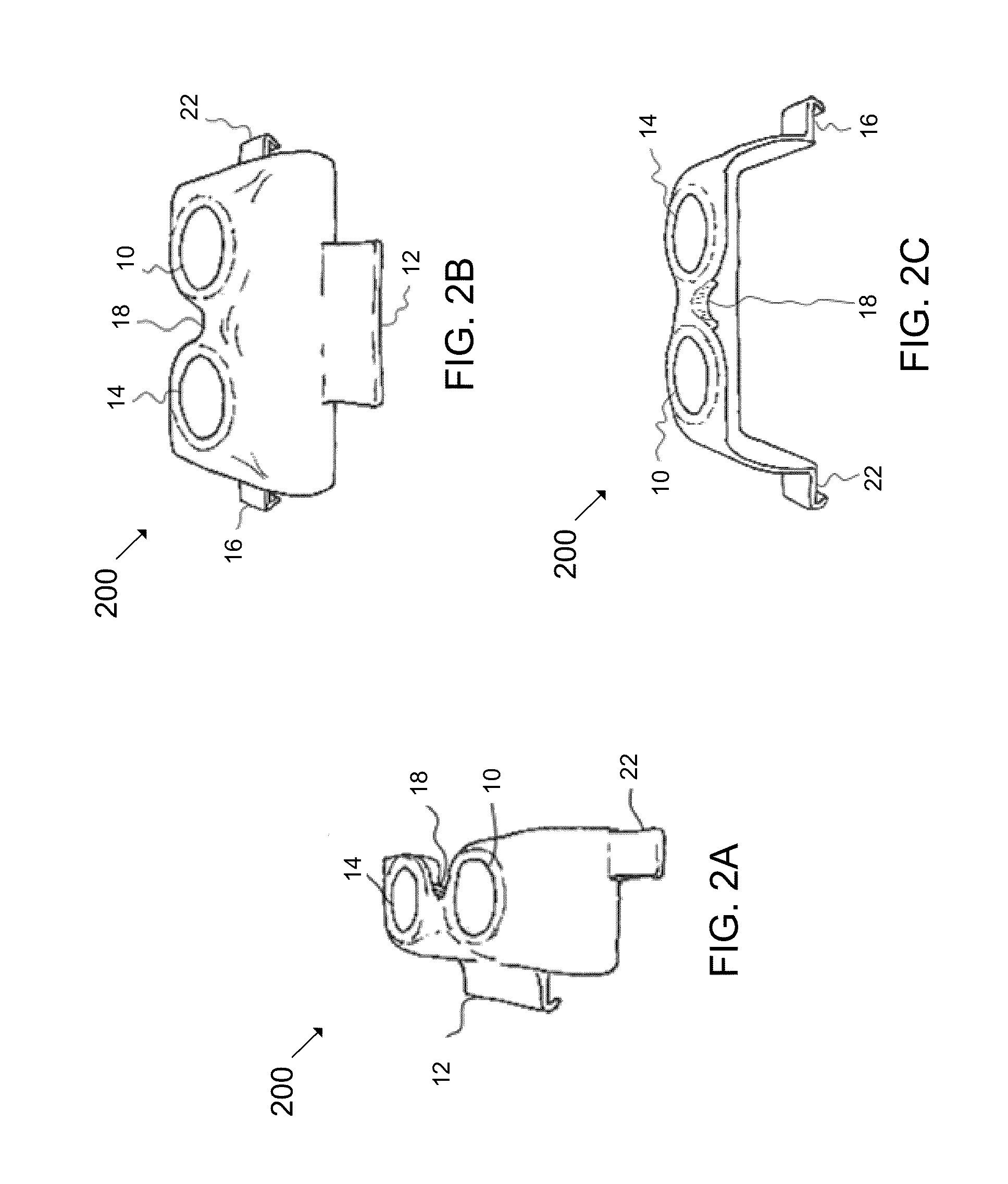 Hybrid stereoscopic viewing device