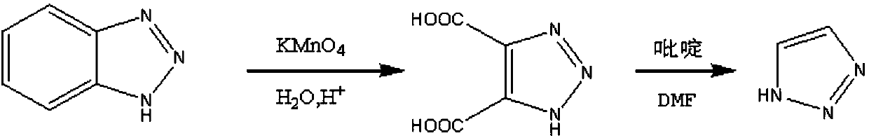 Method for preparing 1H-1,2,3-triazole