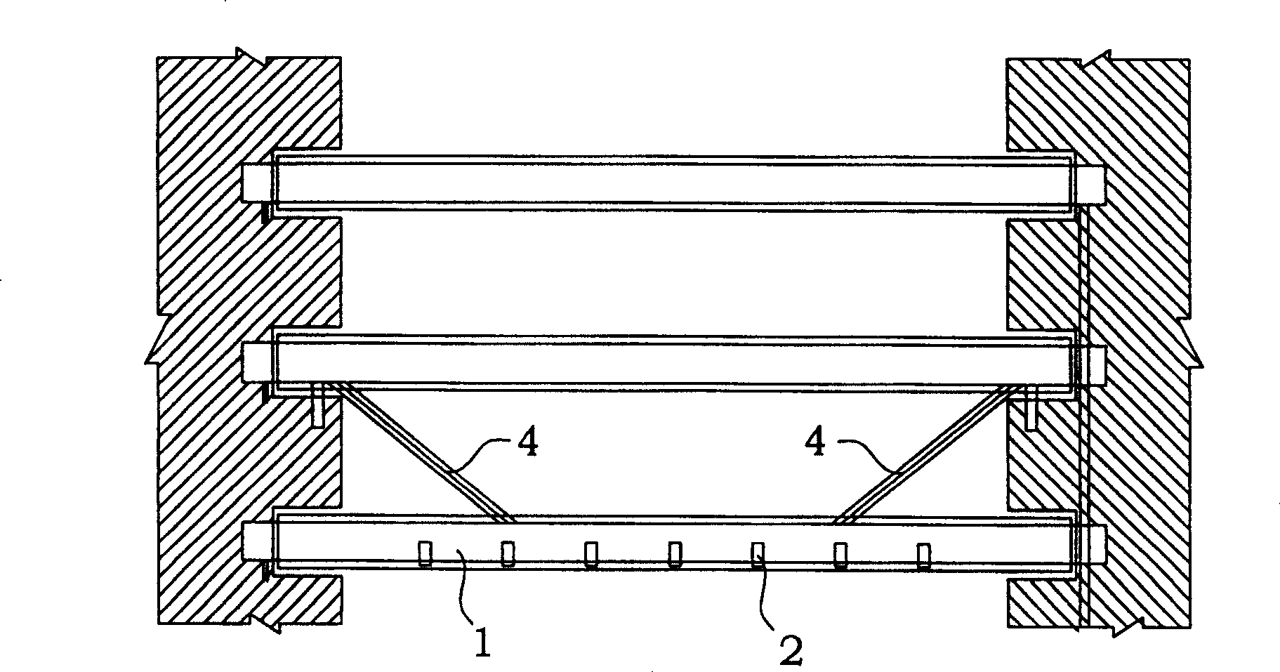 Suspension holder construction method