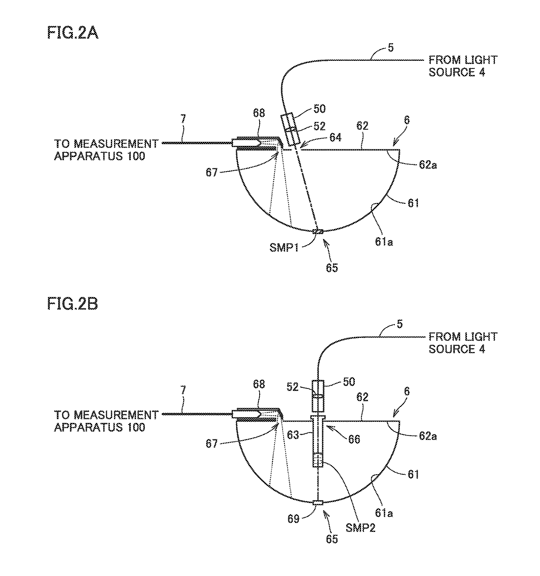 Optical characteristic measurement system and calibration method for optical characteristic measurement system
