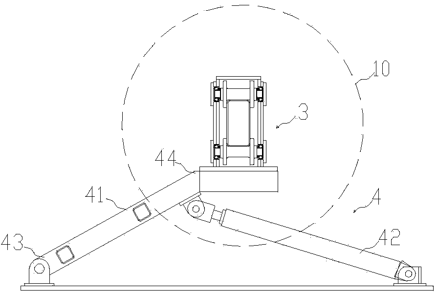 Side shifting type spraying mechanism and method for internal coating of anticorrosion steel pipe