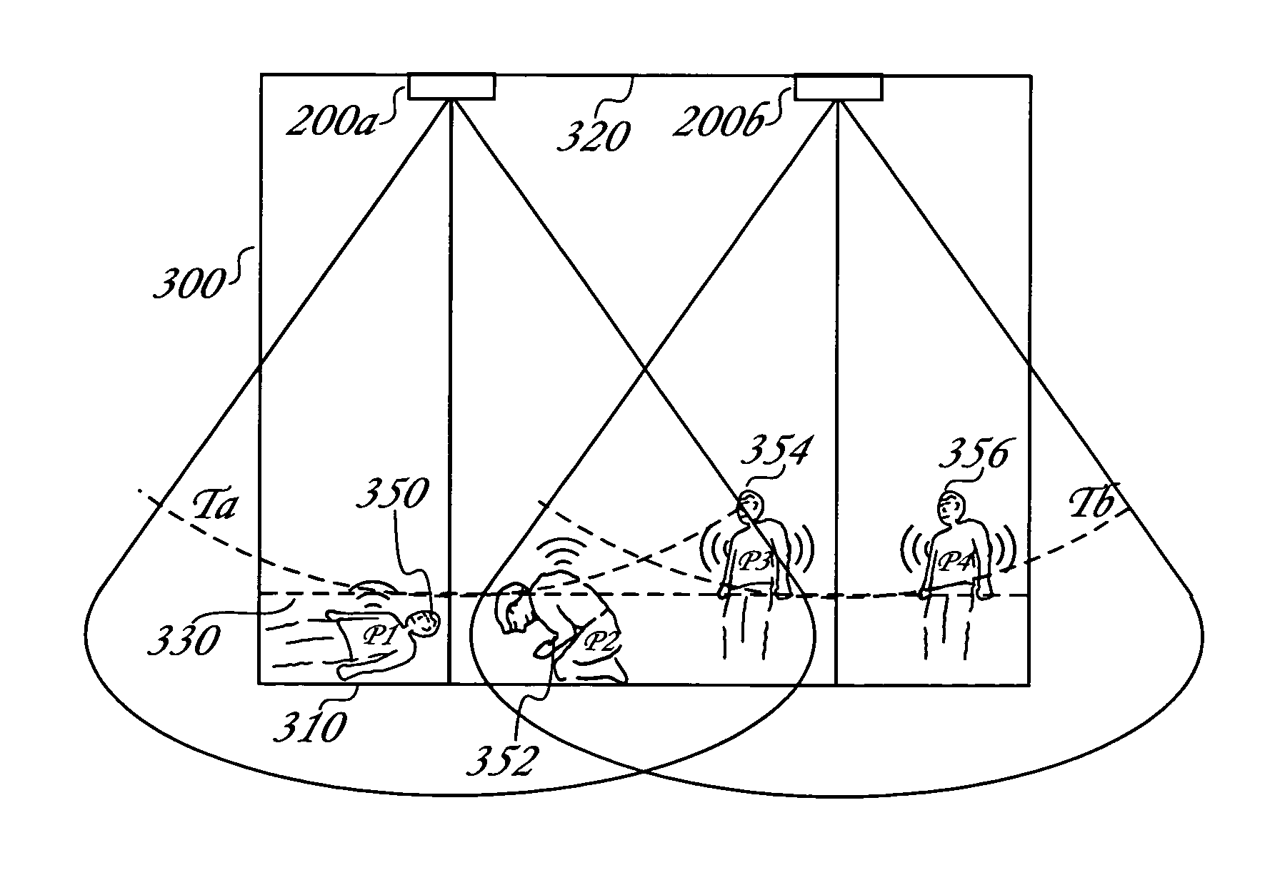 Method and apparatus for a body position monitor and fall detector using radar