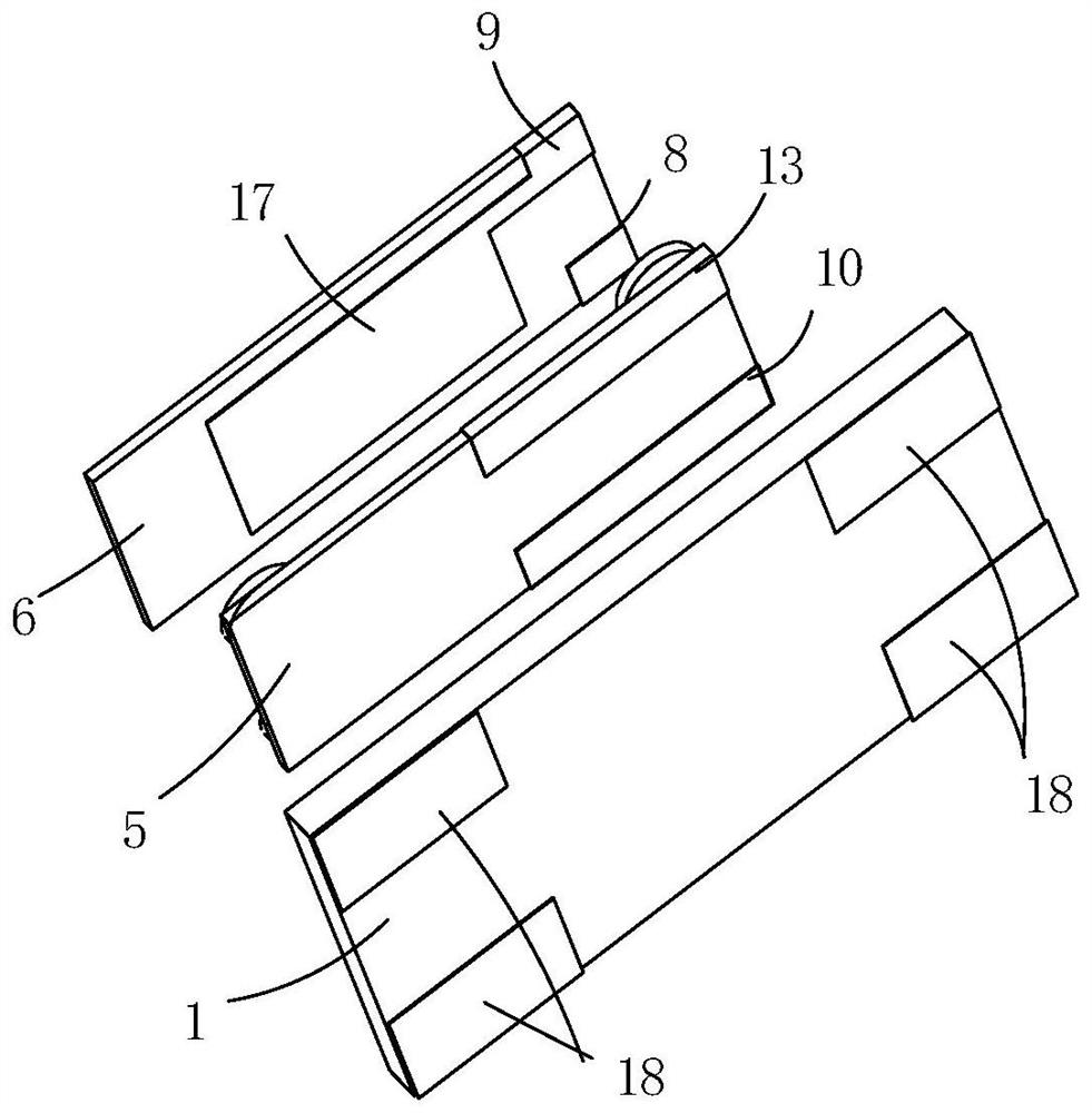 SMD quartz crystal resonator anti-impact structure