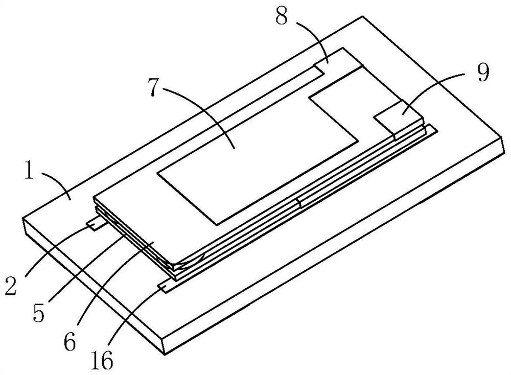 SMD quartz crystal resonator anti-impact structure