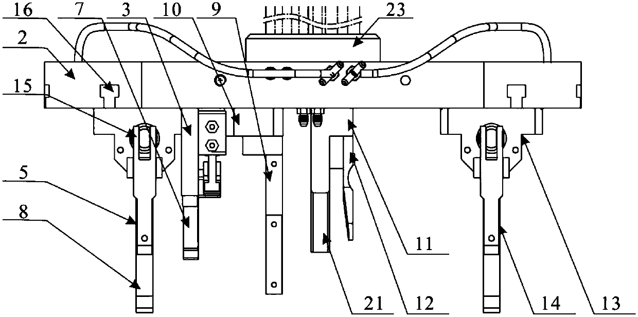 Universal clamp for drilling crankshaft oil hole by vertical type machining center