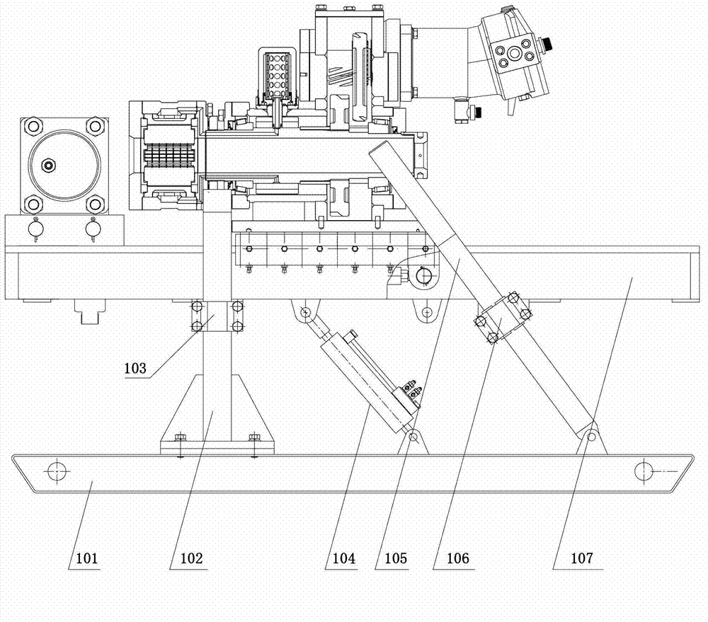 Universal rotating drilling machine