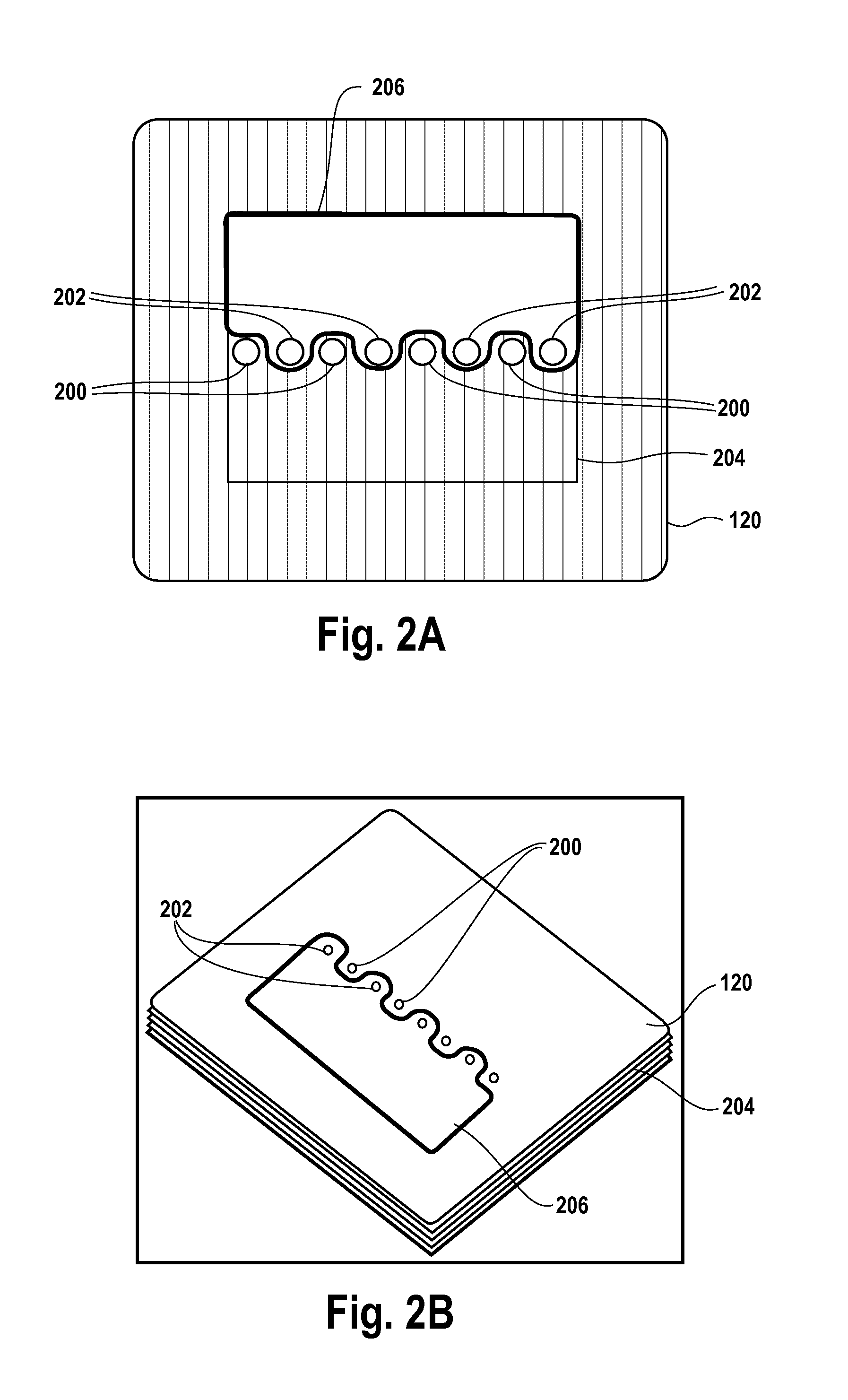 Method and apparatus for low inductive design pattern